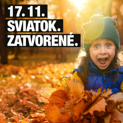 Sviatok zatvorené