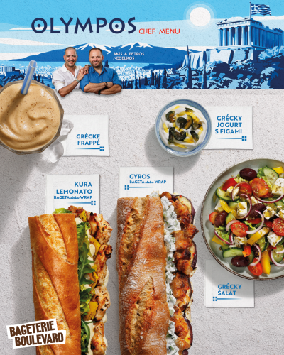 Bageterie Boulevard | Grécke Chef menu
