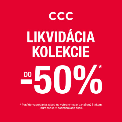 Likvidácia kolekcie do -50 % v CCC!