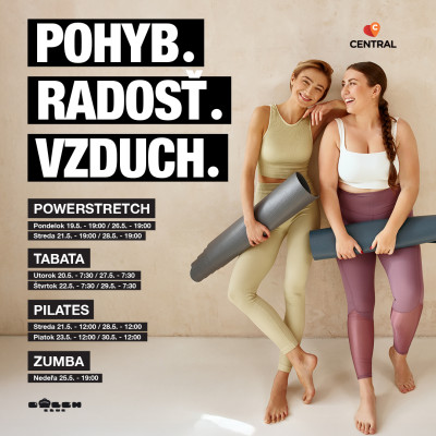 Pohyb.<br>Radost.<br>Vzduch.