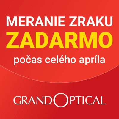 Meranie zraku zadarmo v GrandOptical!