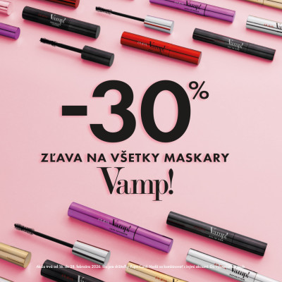-30% NA VŠETKY MASKARY